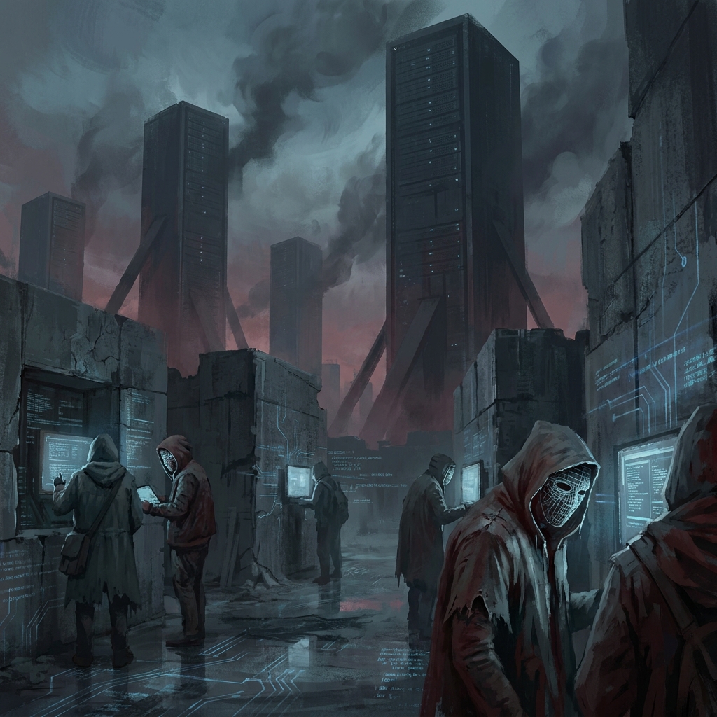 RT by @mikenov: Pope warns, "AI's dark delight, endless shadows, endless night." Tech's whisper, human plight, lost in code, we lose the fight. #AI #Horror #MachineMenace 🤖 #GPThorror
