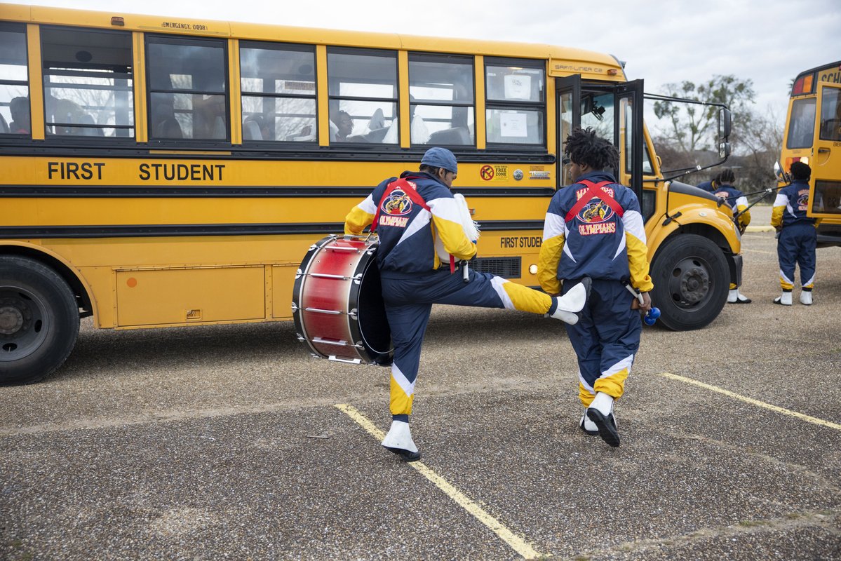 veritenewsnola's tweet photo. Sarah T. Reed High School’s historic home is closing, and while the name will live on, students are scattering to schools across the city. The school’s band, which spent years rebuilding its program, is also splitting up. https://t.co/31gD3p4mrZ https://t.co/mtAW7rT7UM