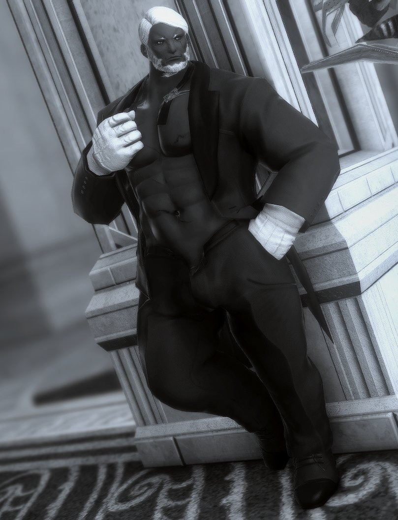 MrFallon_FFXIV's tweet photo. Sometimes, a good butler is all you need. #ffxivnsfw https://t.co/TaNSNJ0TIT