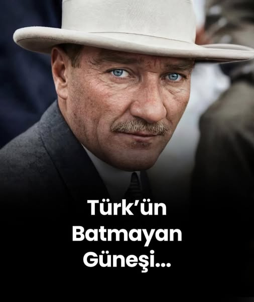 gok_k0's tweet photo. Batmayan güneşimiz, Ne Mutlu Türküm diyene. Gurur duyuyorum Atamla. https://t.co/NreOmUByce