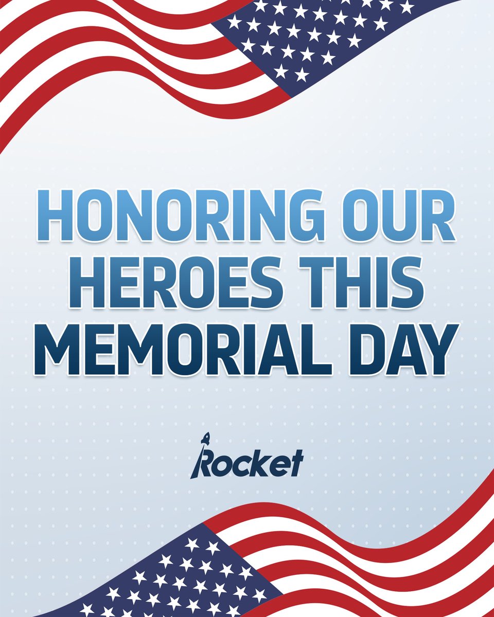 alumni_rocket's tweet photo. This Memorial Day, we honor and remember the heroes who served our country. 🇺🇸 https://t.co/tV3NbNVD8Y