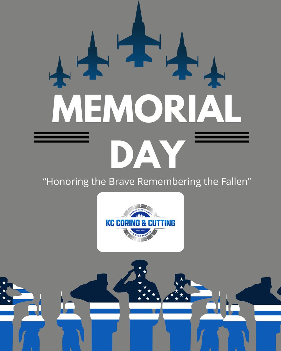 CoringKc's tweet photo. Memorial Day is a time to honor and remember the brave men and women who gave their lives in service to our country. It’s more than a long weekend, it’s a moment of gratitude, reflection, and unity.

#KCCoring #KansasCity https://t.co/UlUyBmRebQ