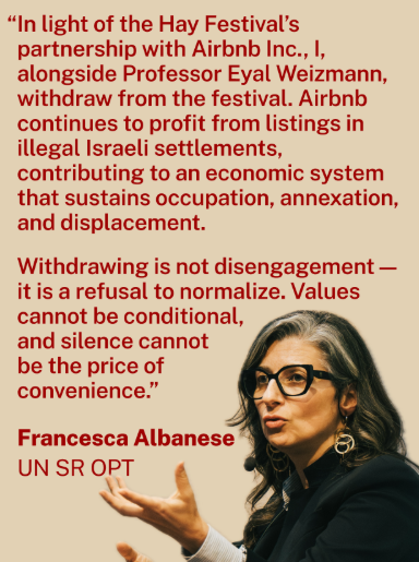 Francesca Albanese, UN Special Rapporteur oPt tweet media