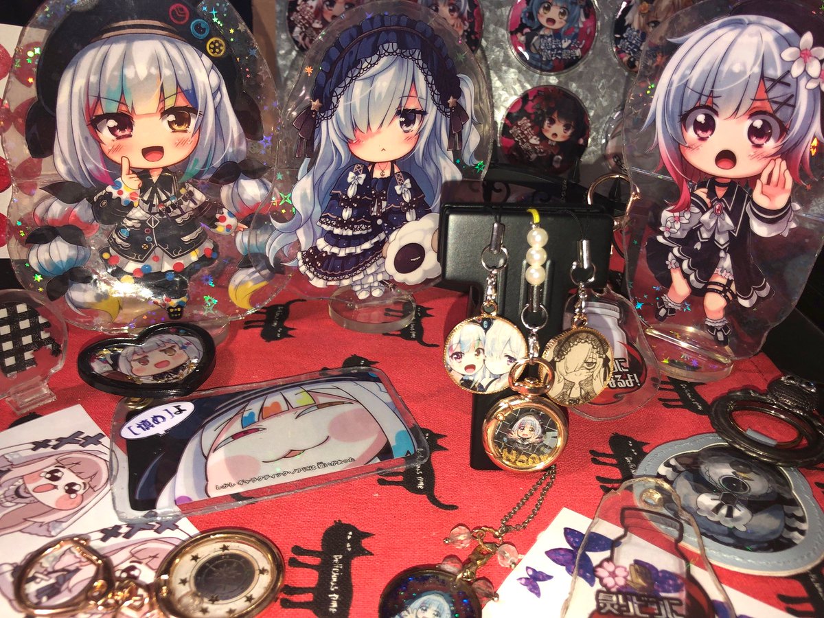 uturogiang's tweet photo. 秋のイベントですが、9/6まのさばオンリー異ノ祭002のスペース当落が発表されましたのでご報告ー。
【う-14】です。
https://t.co/gkKC8SQEvn
コミケもまのさば参加なので本は大丈夫かという感じだけど頑張ります。
 （写真はバカみたいに作ったグッズの試作品兼私物なにこれ）
#異ノ祭 #異ノ祭サクカ https://t.co/os9SMuVU0Z