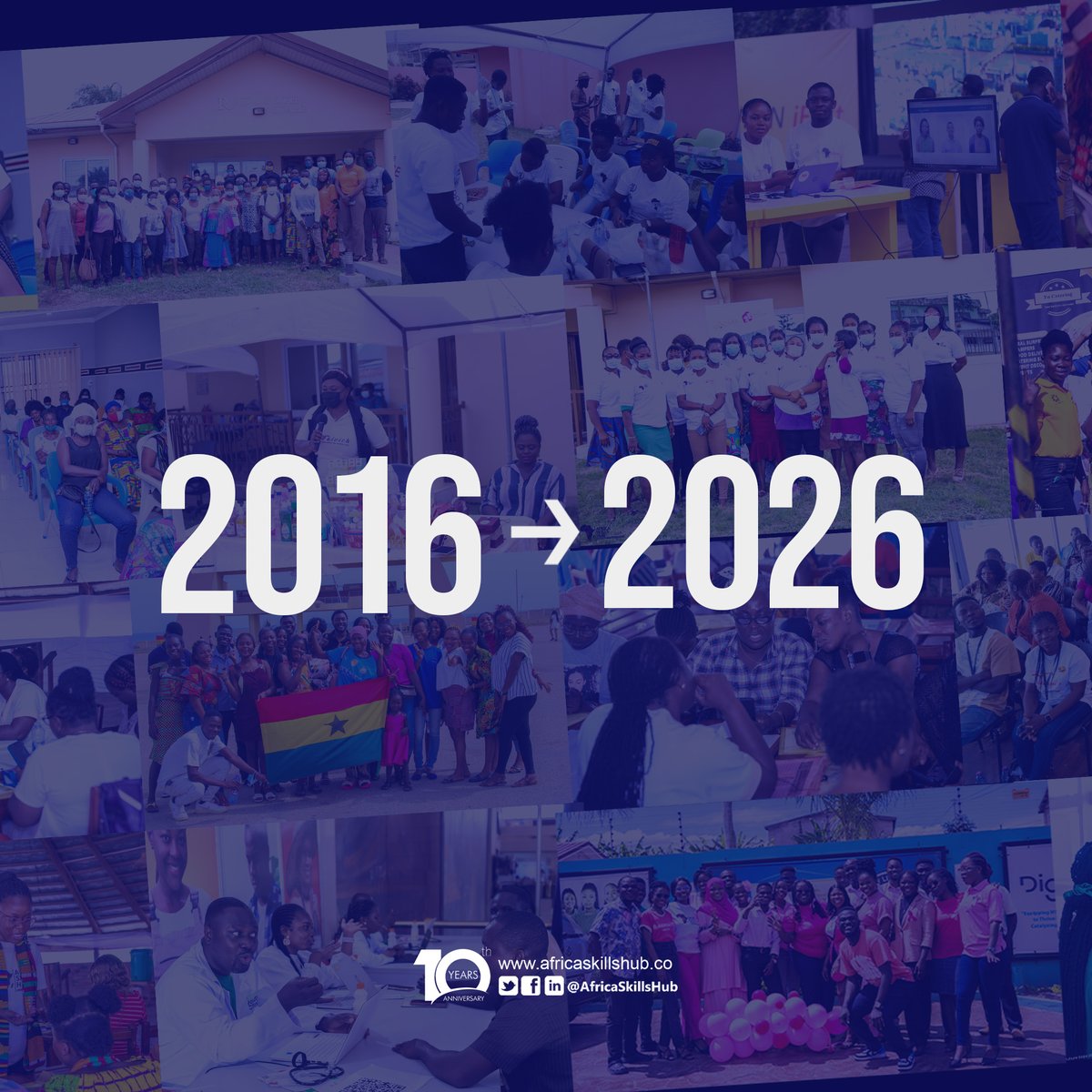 ASHAfrica_'s tweet photo. Every milestone has shaped what comes next.

Over the years, #AfricaSkillsHub has continued to evolve through every training, every partnership, every community engagement, and every opportunity created across the continent.

What began with a clear vision has grown into a wider movement connecting skills, capital, enterprise, and market opportunity across Africa.

As we approach our 10th anniversary, we are reflecting on the journey, the lessons, and the milestones that continue to define our next chapter.

7 days to go. The countdown continues. 

#AfricaSkillsHub #ASH #10thAnniversary #SkillsDevelopment #EnterpriseDevelopment #Africa #FutureOfWork #NextChapter #ComingSoon #WatchThisSpace