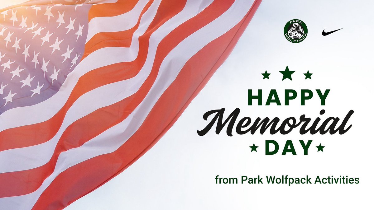 ParkWolfpack's tweet photo. Remembering those that made the ultimate sacrifice for our country 🇺🇸
#LandOfTheFree #BecauseOfTheBrave https://t.co/mZ3npGrLRL