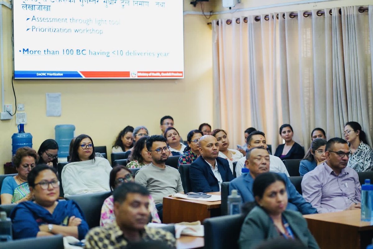 BashirNajeeb's tweet photo. 57% of #maternal_deaths in🇳🇵occur inside health facilities. With @UNFPA’s support🇳🇵strengthens investment case for more strategic allocation of #resources through GIS-based #EmONC #optimization. Strategic #health_systems_strengthening in practice with stronger healthcare #ROI. https://t.co/RdVGTS8Ana