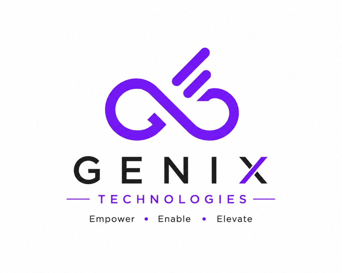 IfeanyiOdogwu_'s tweet photo. My logo redesign for Genix Technologies @GenixCore  carefully and intentionally crafted. The G in the logo represents Genix. And yes, Look closely you'll see an F (that's because Genix is the Future🔥🔥🚀).
We Empower.. We Enable.. We Elevate. Proud to be a member of @GenixCore https://t.co/XmgHlOgp72