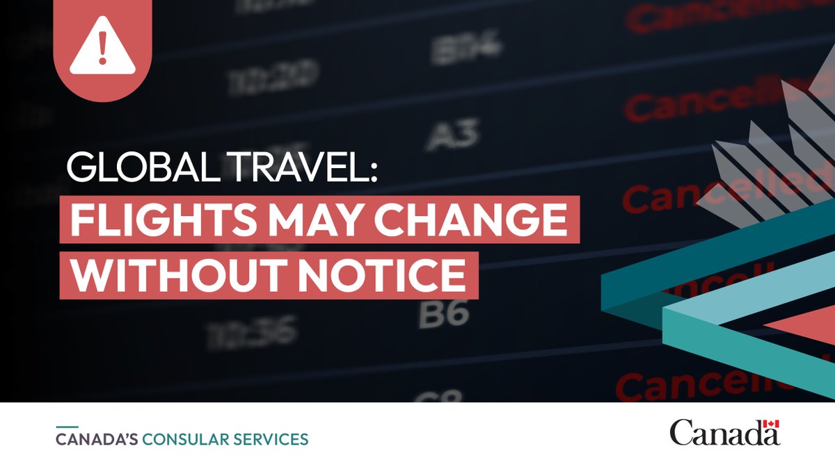 TravelGoC's tweet photo. ✈️ Global travel disruptions may lead to flight cancellations and higher costs. Flights may change with little notice due to fuel shortages. Verify your #TravelInsurance coverage and ask about exclusions related to fuel shortages or regional conflicts. 

https://t.co/COYx2Y5vAb https://t.co/CvDmWOYYpz