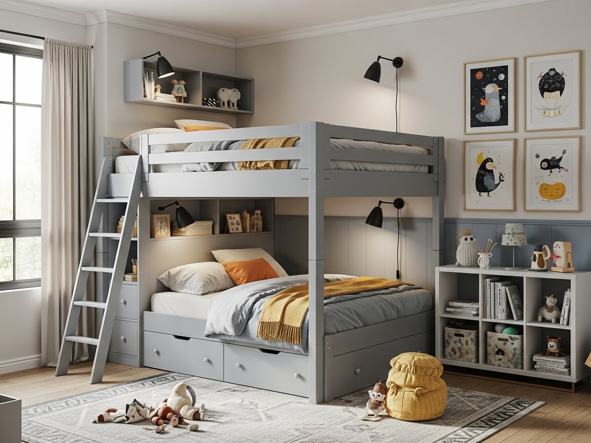 MyRealtorJoshF's tweet photo. Need ideas for a shared kids’ bedroom? Here are smart, stylish tips—from bunk beds to clever storage—for girls, boys, and small spaces alike. 🛏️✨👧👦

#SharedBedroom #KidsRoomIdeas
 https://t.co/Lf14rb7vuj https://t.co/HT5xGS43JG