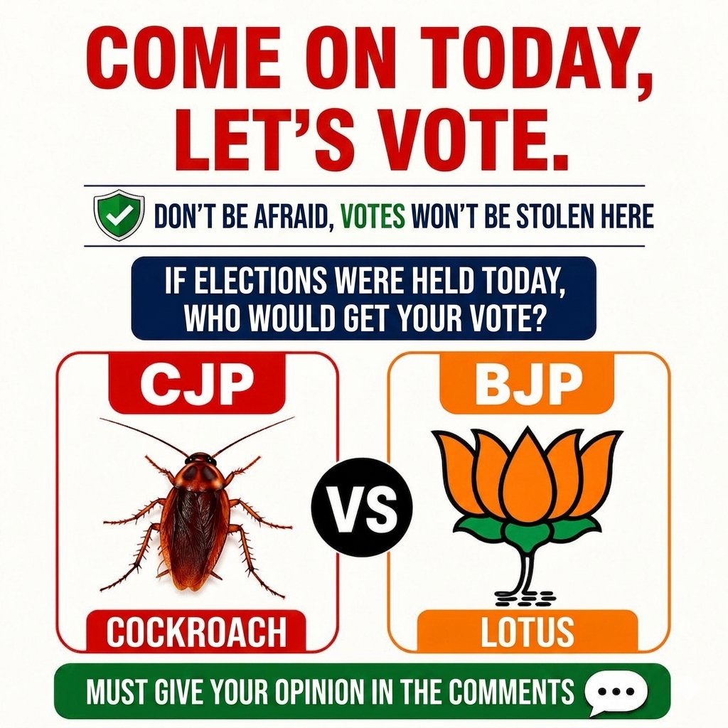 Cockroache Janta Party tweet media