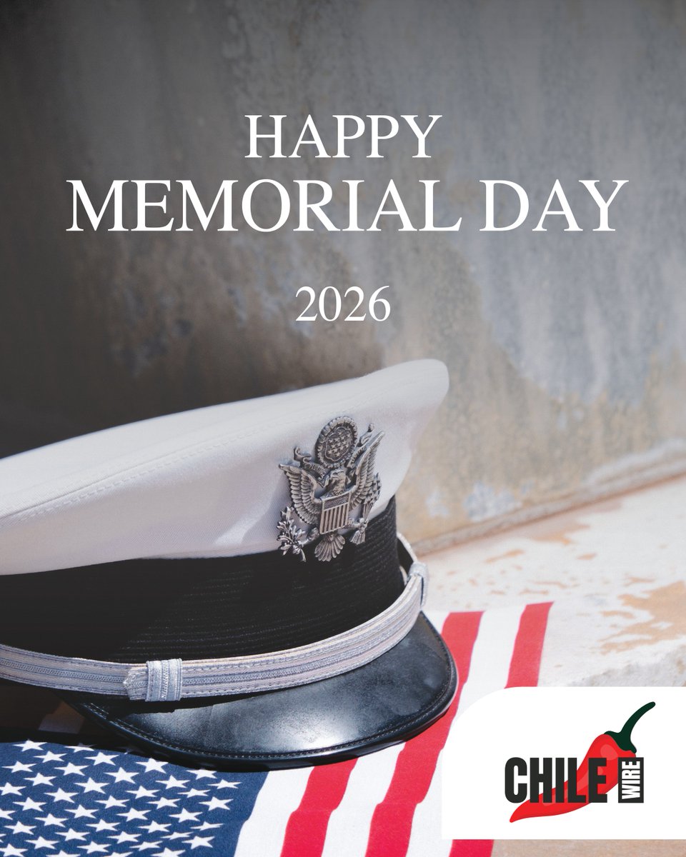 TheChileWire's tweet photo. Today, The Chile Wire honors the brave men and women who made the ultimate sacrifice for our country. Their courage and selflessness secured the freedoms we enjoy every day and their legacy lives on in the strength of our communities and the values we hold dear.

As we spend time with family and friends, we pause in gratitude, remembering those who gave everything in service to this nation. We will never forget their sacrifice—today and always. 🇺🇸

#memorialday #service #armedforces #thankyou #sacrifice