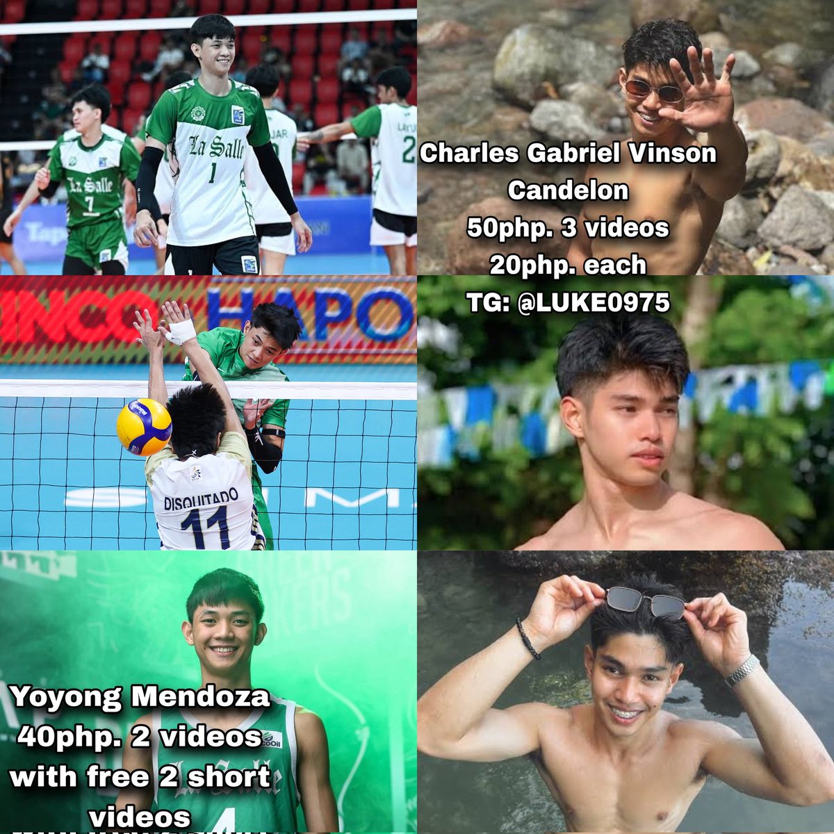 lukeCalip13's tweet photo. NEW HOT VIDEOS THIS WEEK‼️🥵💦🍆🔥SOBRANG TRENDING NILA NGAYON #CHARLESGABRIELCANDELON and #YoyongMendoza Avail na kayo mga Sir at Madam. Mura lang po yan. DM na po sakin bilang online legit seller. Thank you! TG: @LUKE0975 #hunkypinoy #charlescandelon #yoyong #hunk #pinoy #viral https://t.co/GX7zym9r8n