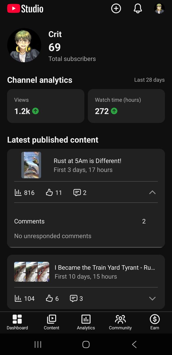 IHitToCrit's tweet photo. I Just hit 69 Subscribers today, 1 day before my birthday as well. Hope everyone has had a nice weekend! https://t.co/L7VfwpBYoS