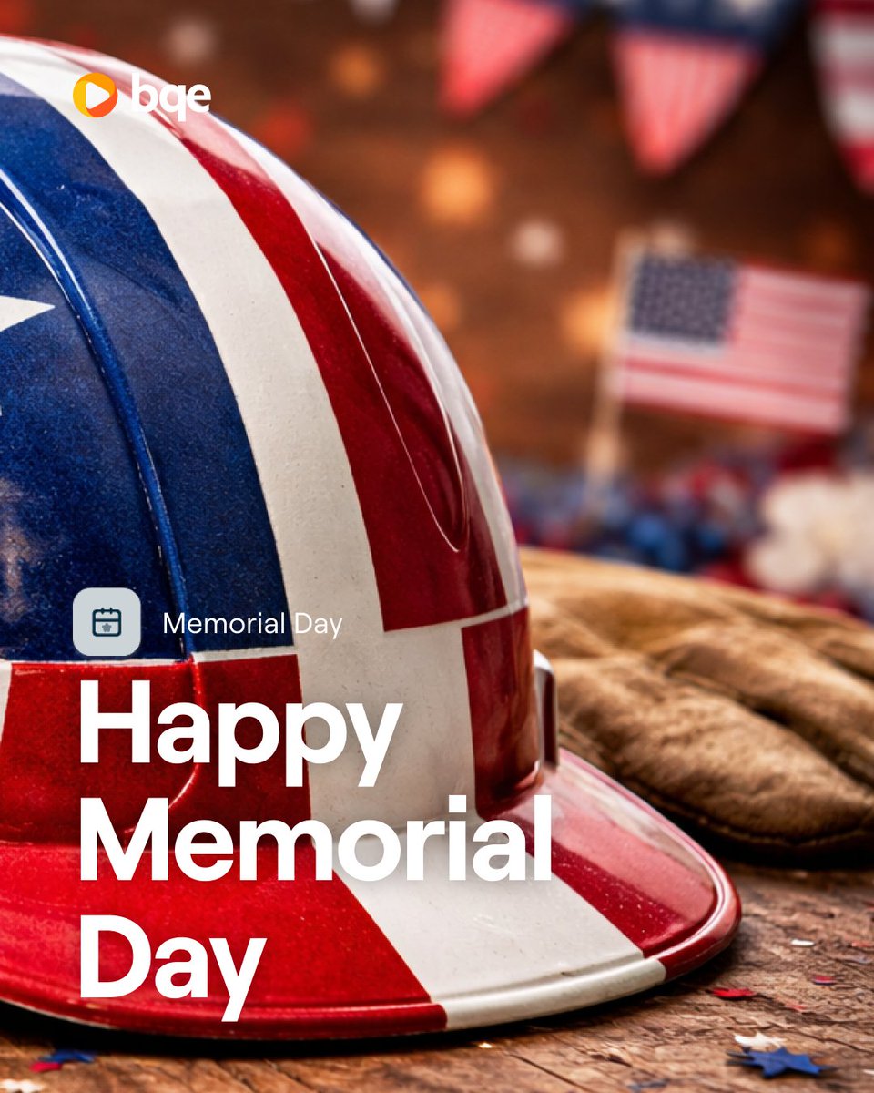 bqesoftware's tweet photo. Today we pause to remember and honor the men and women who made the ultimate sacrifice in service to our country. We’re grateful for their courage and the freedoms they helped protect. https://t.co/bZ5cX8BOTq