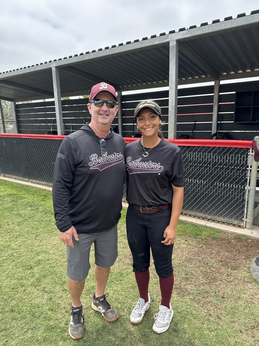 SophiaMatullo's tweet photo. This Memorial Day weekend, I had another incredible opportunity to train with the best players and coaches in the country. I’m so grateful to have shared this experience with my amazing coaches @BatbustersGorab , @BatbustersHaas haas, and @BatbustersSosa ! 

A huge thank you to Coach Mike Stith for welcoming me out to California and giving me valuable feedback that will continue to help me grow as a player. Also, thank you to Coach Steve for the attention to detail in the outfield work and pushing me to become a better player.