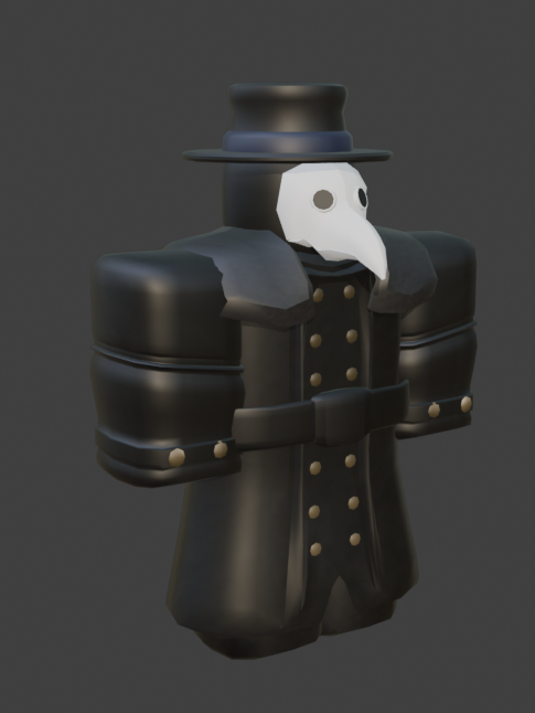 Levdev23's tweet photo. Plague doctor
#Roblox #RobloxDev #robloxstudio #gamedev #modeling https://t.co/sjmL0Rdo1j