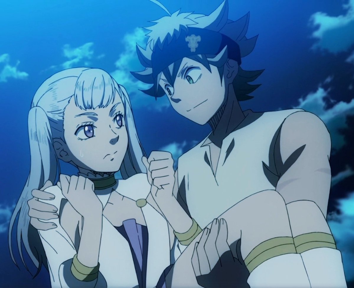 rue 𖤐 cw: black clover! tweet media