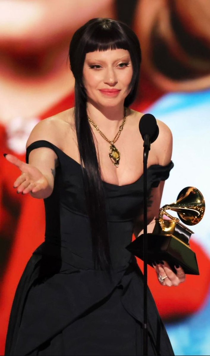 Lady Gaga at the 2025 Grammys #ladygaga #littlemonster