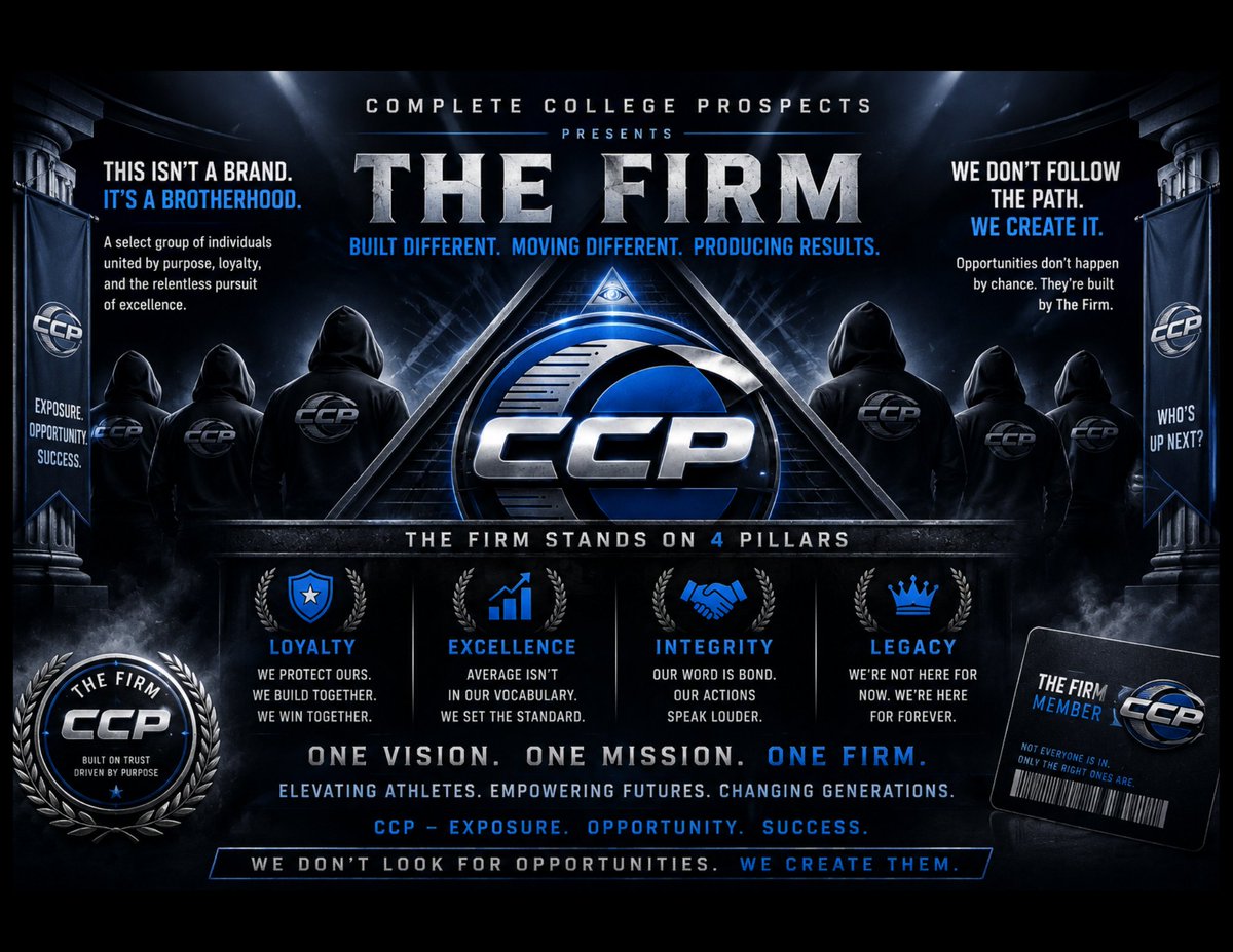 ccprospects23's tweet photo. We are actively looking for brands to bring into our network "The Firm", your opportunity to grow and evolve as we continue to push towards the future. If you are a writer, trainer, deal with recruiting, scout. Then Complete College Prospects may be the place for you.
@bench424nmore @mosesk225 @jayjohnson88 @HSSPORTStars @MikeMuzz77 @whosupnext23 @realtrophaeum23