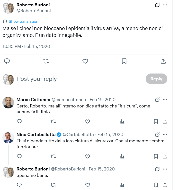 Roberto Burioni tweet media