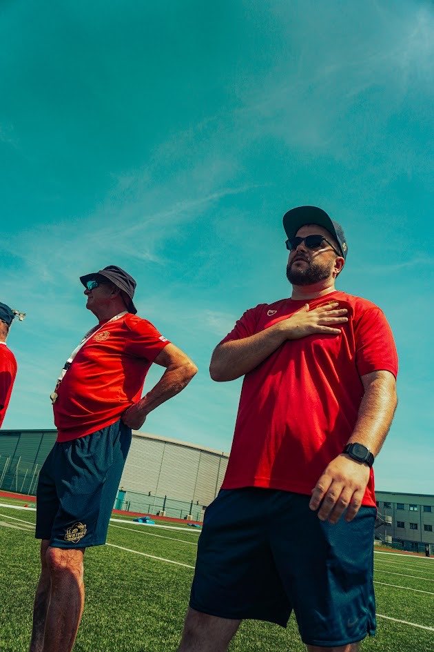 CoachQuade's tweet photo. Football double header for me this weekend. 

First up we had our second camp of the year with GB academy. Nickels and safeties balled out. No Fly or no run zone. 

We ready for November 😤 https://t.co/MeVKEINiLX