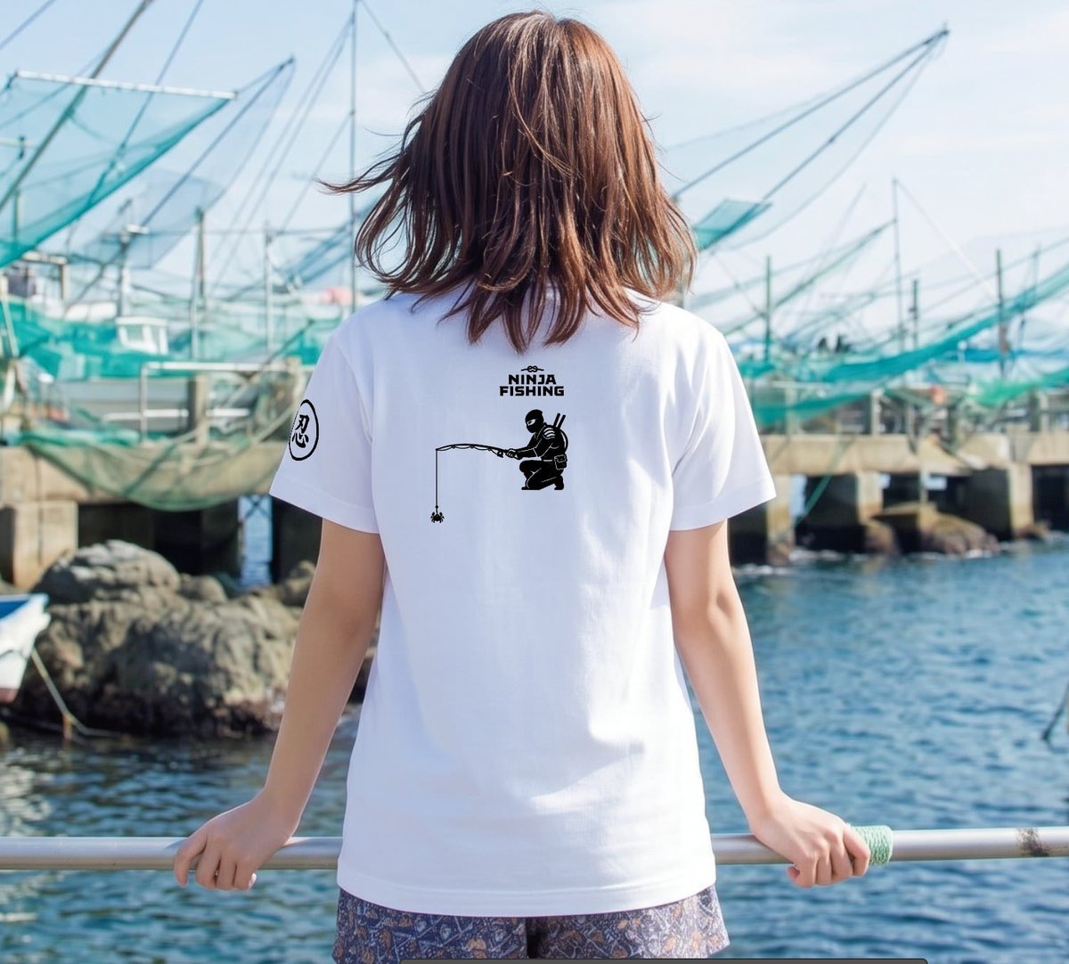 1089tsk's tweet photo. 『魚に気配を悟られないように釣る』
という願いを込めたTシャツを
デザインしました。
本日よりSPARCLE  BLACKにて
販売開始しました。
サイズは、S〜2XL揃えてます。
気に入ったら、購入お願いします。

#sparcleblack
#pr https://t.co/dUyoXZYnbl