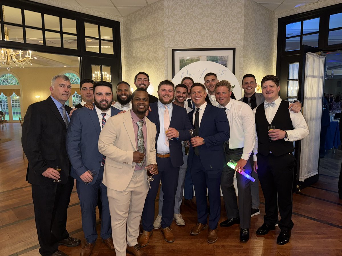 MCtheHC's tweet photo. Had a great time on Saturday celebrating the wedding of Nick and Sierra Costello with an awesome group of Warriors!!! https://t.co/RCOW8WiY4W