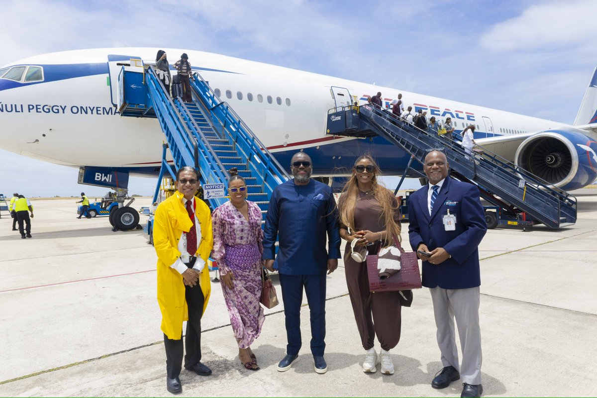 flyairpeace's tweet photo. Yesterday, we successfully operated a historic direct commercial service between Nigeria and the Caribbean, connecting people, businesses, cultures and opportunities like never before.

With over 284 passengers onboard the inaugural Lagos–Barbados flight, this milestone marks another bold step in strengthening Africa-Caribbean connectivity while reducing the stress of multiple stopovers and transit visa hurdles.
