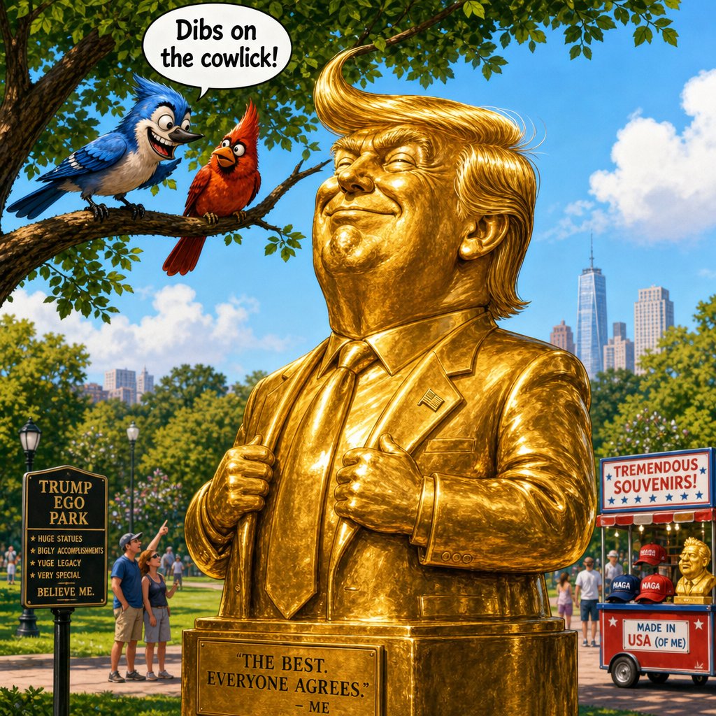 Stvollmer's tweet photo. Starting to dabble in AI Comics.  By the nature of my posts  one might think I a not a Republican but I am.  Let's leave it at that.  For now.  Would like some feedback and sharing or r'xing whatever the procedure is. https://t.co/TztX8UxgKY