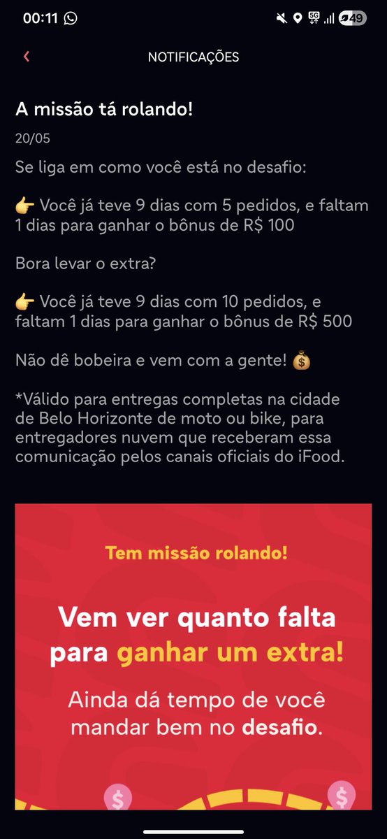 _luksrn's tweet photo. @iFood Bom dia, paga minha promoção, conclui o desafio e não recebi!!! https://t.co/WzdcwznCp7