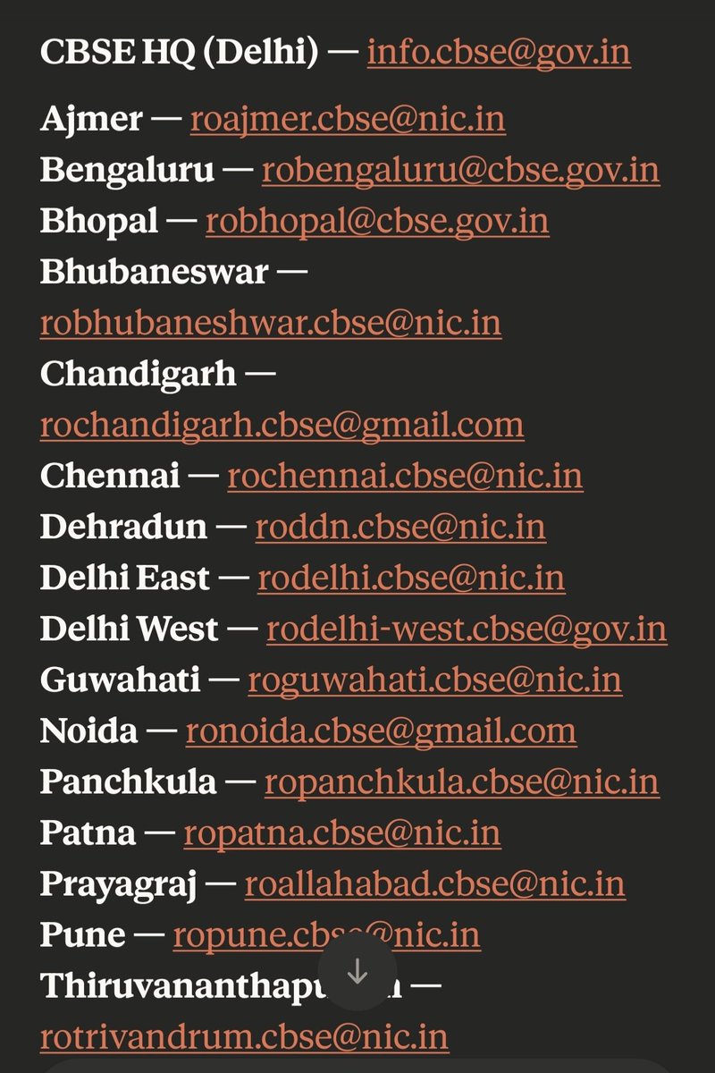 keshavagarwalep's tweet photo. #cbse #cbseresults #osm #revaluation #supplemnetarysheet #vedant
VERY IMPORTANT
Students who have not received supplementary sheets then kindly male to CBSE RO office and they will mail you back your missing supplementary sheets after checking. Please listen to the video. https://t.co/3wRCZ6jyqs