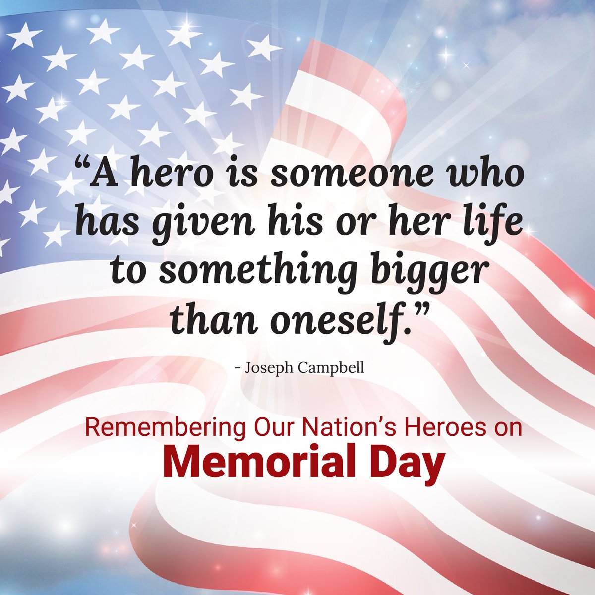 MetroConnection's tweet photo. Today, we remember and honor those who gave their lives for our freedom. May their sacrifices never be forgotten. #MemorialDay https://t.co/6VEsL6fRsB
