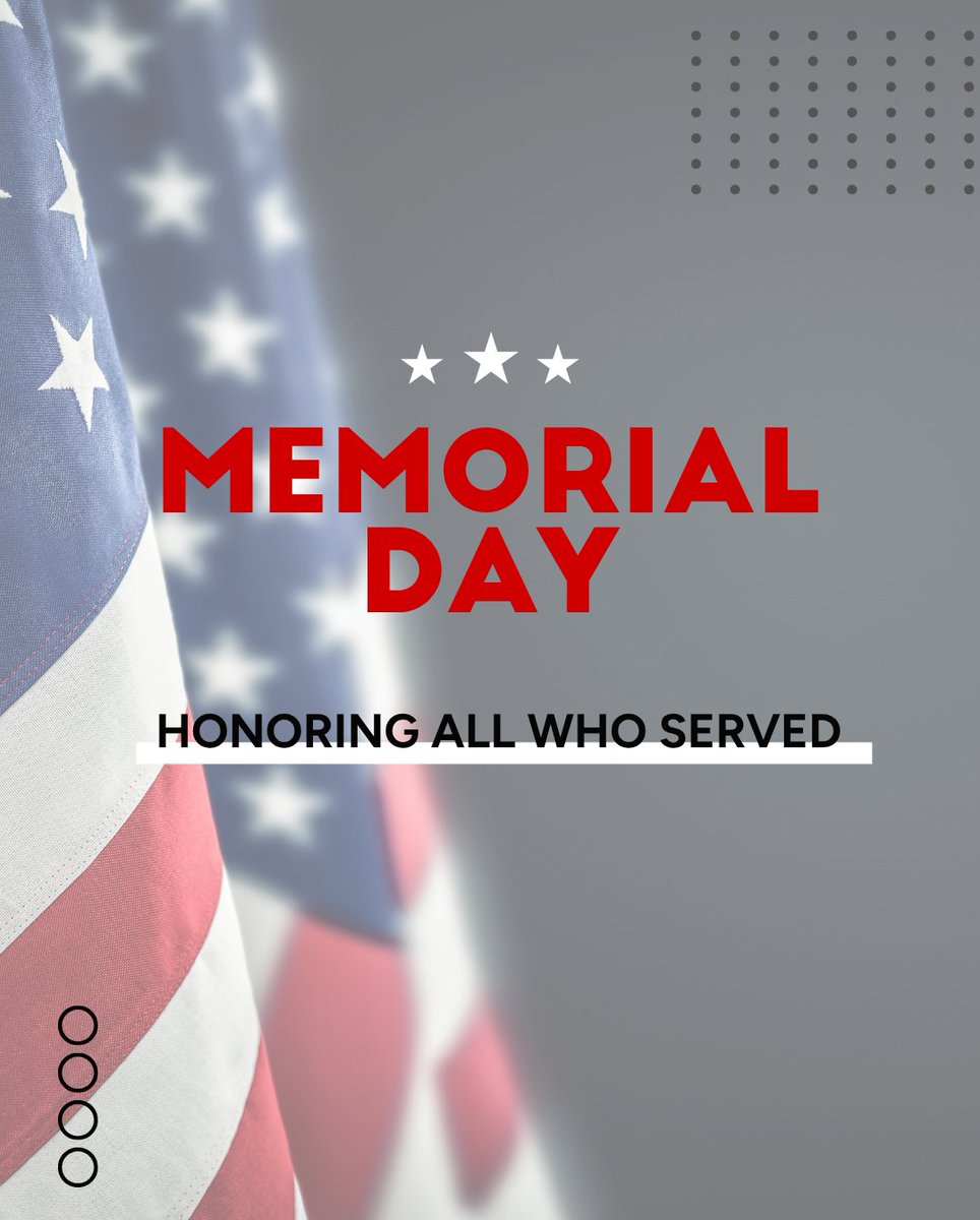 7BCommercial's tweet photo. Today we remember and honor the brave men and women who gave everything for our country. Their sacrifice, courage, and selflessness will never be forgotten. Forever grateful for the freedoms we have because of them. 🇺🇸❤️ https://t.co/wKRZ80eLtW