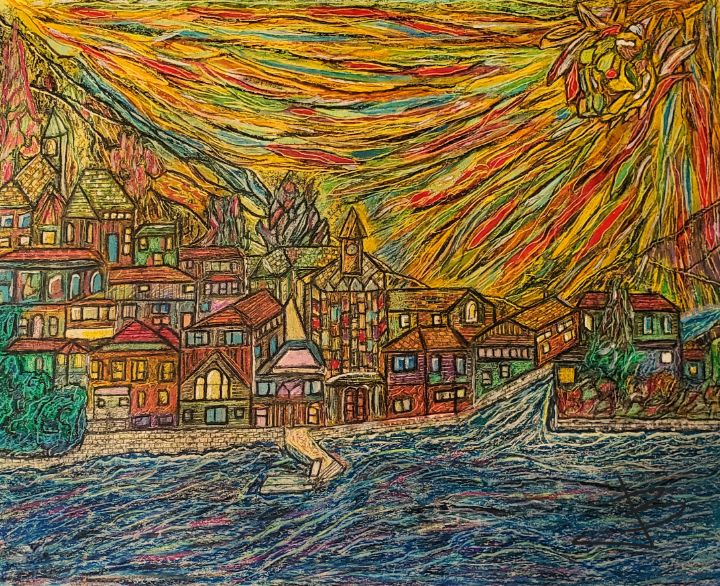 JimBallman's tweet photo. Art of the Day! ""Days End"". Buy at: https://t.co/6Kiparw49u https://t.co/T4X5l226D4