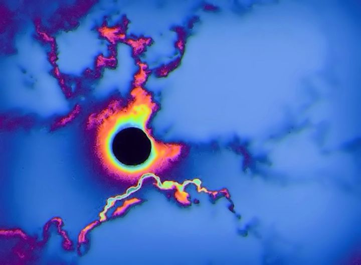 Sparkys_Life's tweet photo. Art of the Day! "Black Sun Blue Sky". Buy at: https://t.co/ZcunHs3l9b https://t.co/2KfCOAy11f