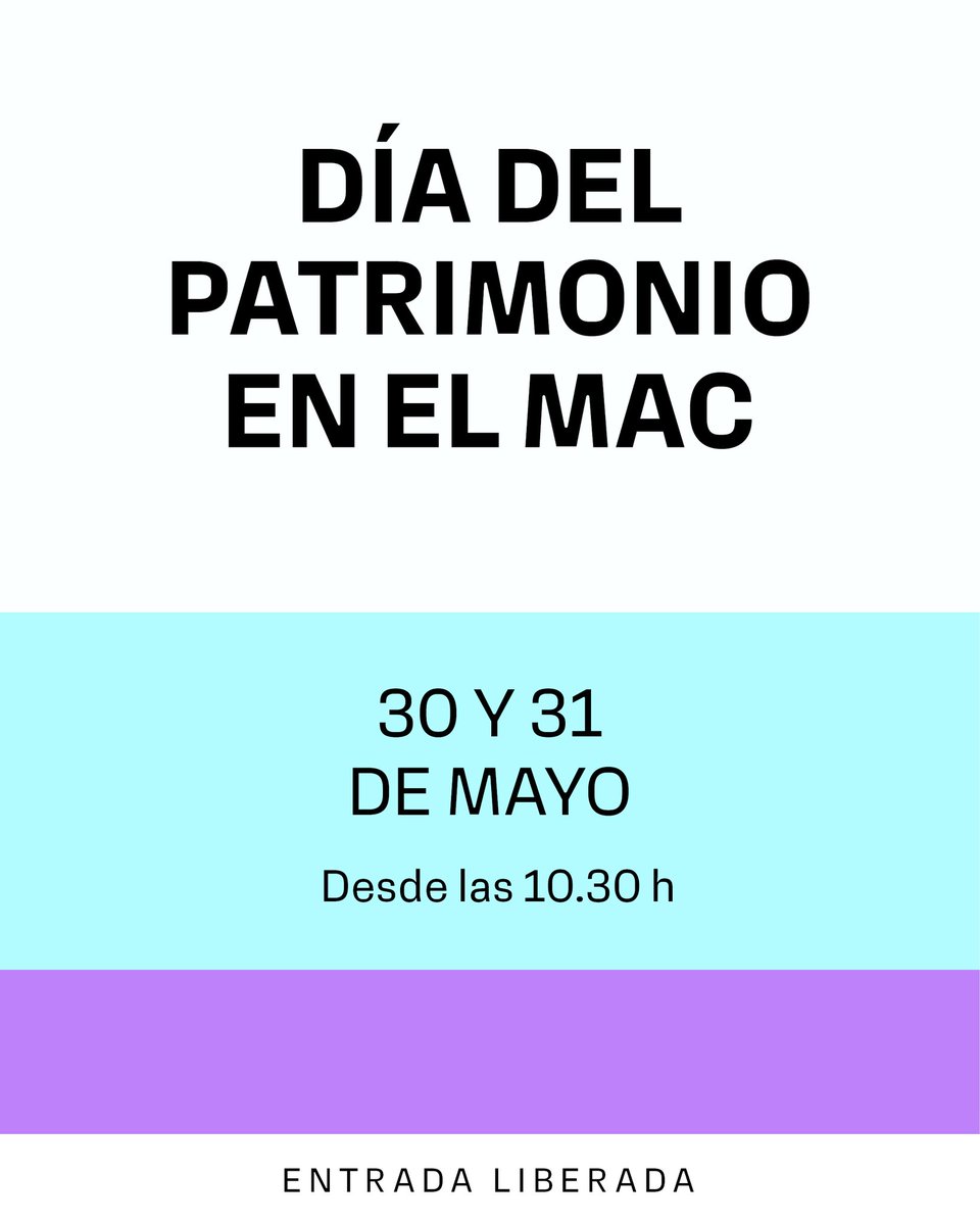 Museo_MAC's tweet photo. ¿Ya conoces nuestra programación para el Día del Patrimonio? 
Lanzamientos, visitas guiadas, recorridos y más. 
Conoce el detalle en https://t.co/CJ0VcN5gOF https://t.co/zCvsO7mqfK