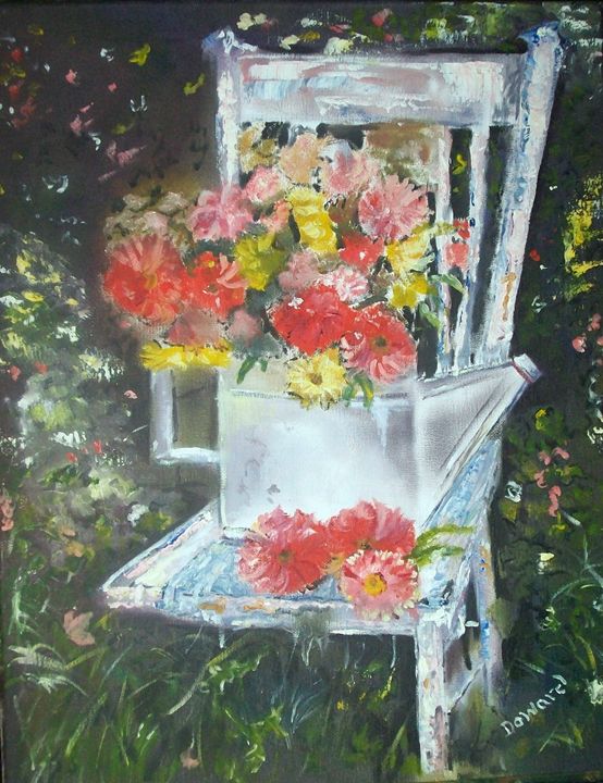 HAexpressions's tweet photo. Art of the Day! "THE GARDEN CHAIR". Buy at: https://t.co/rWIGiuw5cf https://t.co/6AypJagLBA