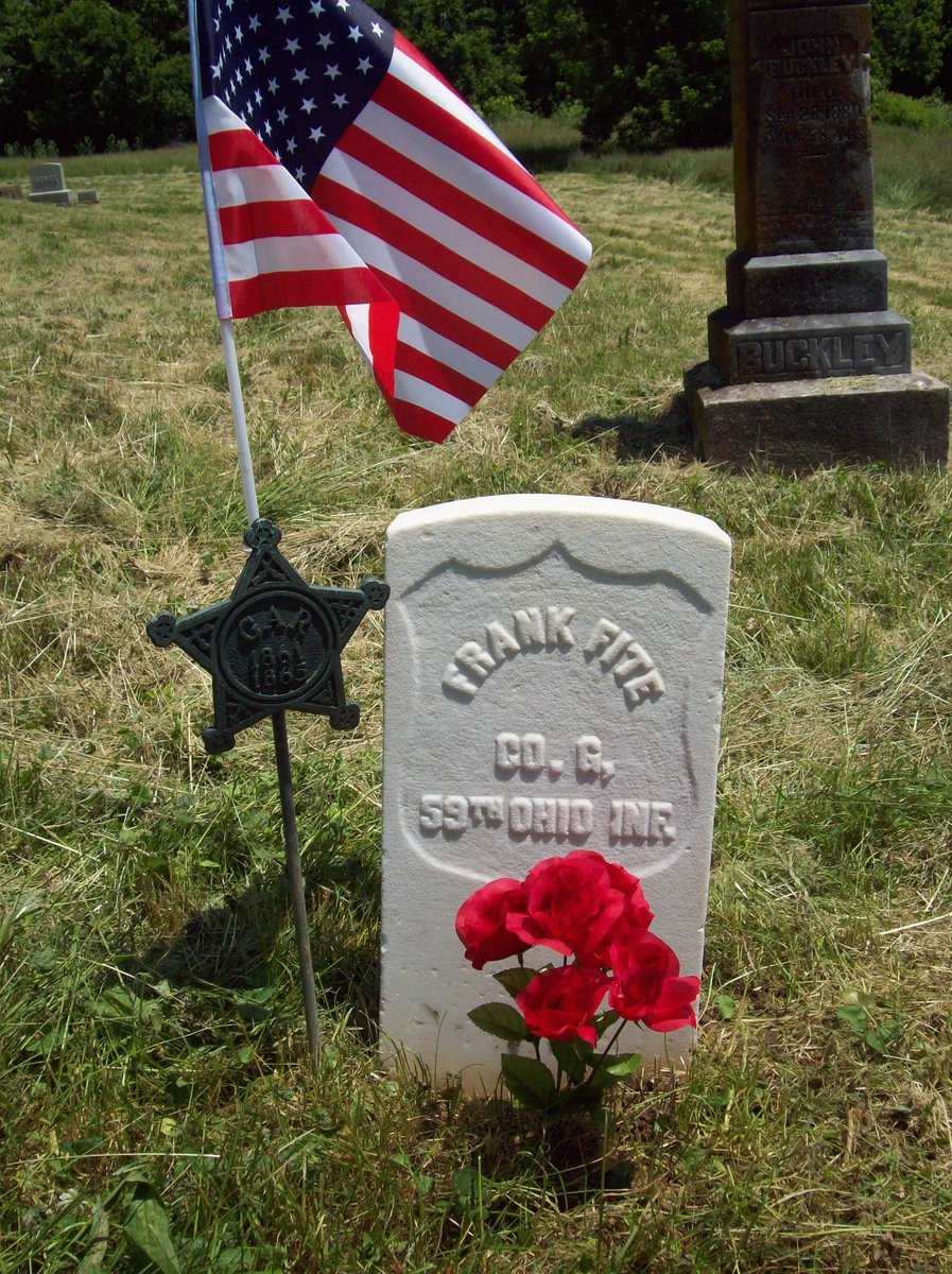 FrankFite's tweet photo. Always remembered. Benjamin Franklin “Frank” Fite, my gr-gr-grandfather and namesake, killed at the Battle of Missionary Ridge, 11/25/1863, fighting for Ohio and The Union. https://t.co/WA7gOBHxrK