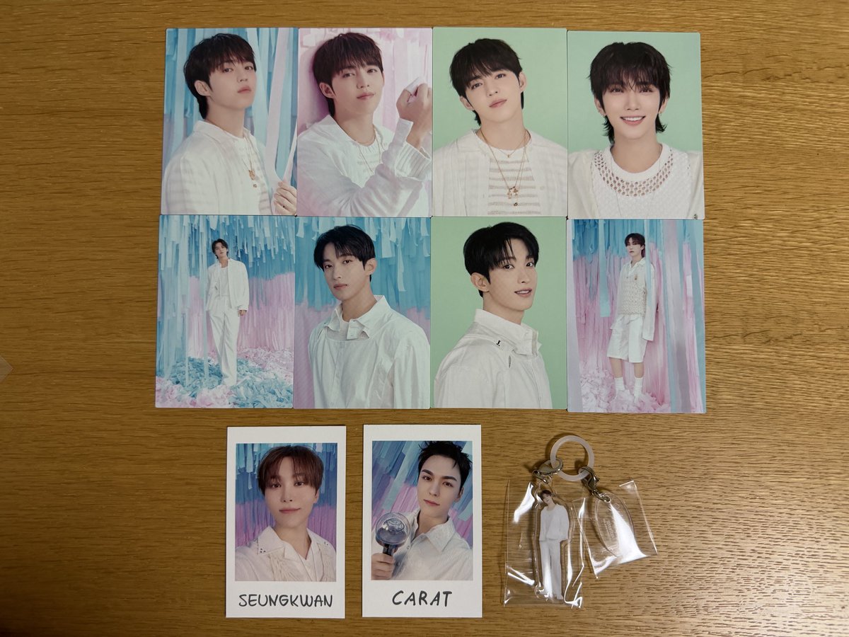 dmsc_ov's tweet photo. SEVENTEEN セブチ YAKUSOKU トレカ インスタントフォト カプセルトイ 交換 買取

【譲】画像

【求】🍒 🍕 (特に2枚目)

全て同異種検討してます！
カプセルトイは買取も可(定価＋送料)

郵送での交換📮
お気軽にお声掛けください🌟 https://t.co/8xQPbQG8ML