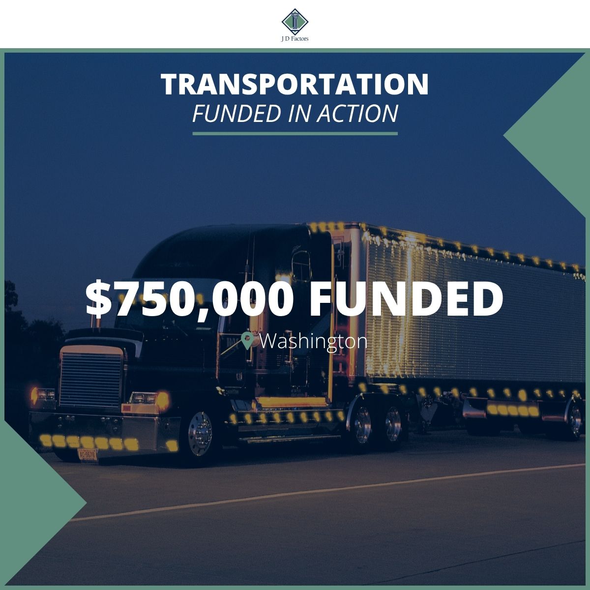 JDFactors's tweet photo. Funded in Action: $750K Transportation Facility - Washington 🚛✅

We partnered with a Washington transportation company specializing in open deck &amp; refrigerated services after they outgrew their previous financing portfolio.

#Transportation #Factoring #JDFactors https://t.co/hby6yzGjiq