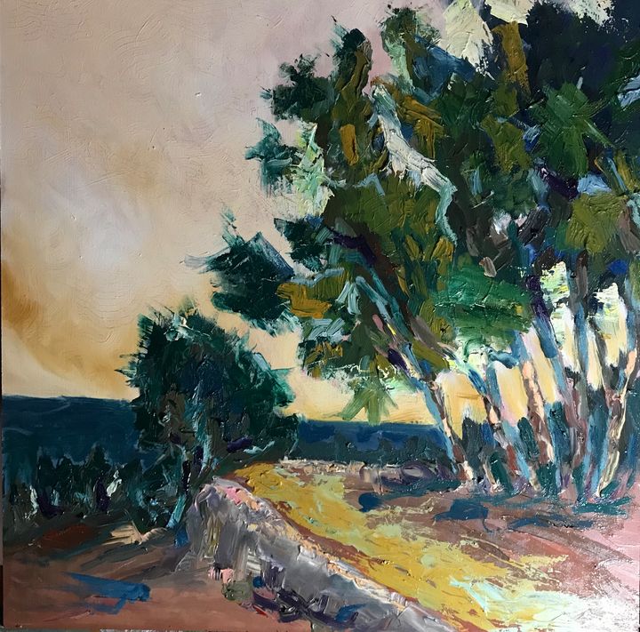 josehauserv's tweet photo. Art of the Day! "When sun comes down". Buy at: https://t.co/3IeIiejESb https://t.co/M7BkY1YkMN