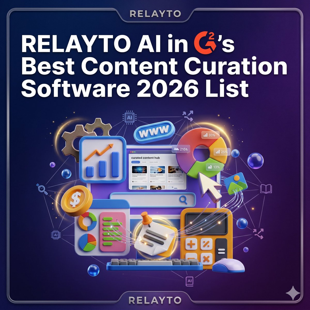 shevelenko's tweet photo. Big news for the RELAYTO AI team 🎉

G2 named us one of the top content curation software platforms for 2026, recognized for interactive content hubs and curated storytelling.

As content operations become more complex, teams are looking for better ways to organize, present, and reuse content without relying on static files and disconnected workflows.

We’re proud to see @relayter recognized for helping teams:

• Turn PDFs and presentations into interactive experiences
• Create curated content hubs that stay reusable over time
• Deliver multimedia-rich storytelling experiences
• Track engagement with deeper analytics and visibility
• Publish SEO-friendly content designed for discovery

Most importantly, this recognition reflects feedback from real users and teams building modern content experiences every day.

Thank you to everyone who has trusted RELAYTO AI as part of their workflow. We’re grateful to be building alongside you. 

And congratulations to the other platforms recognized alongside us for helping content teams work smarter in a rapidly growing space!