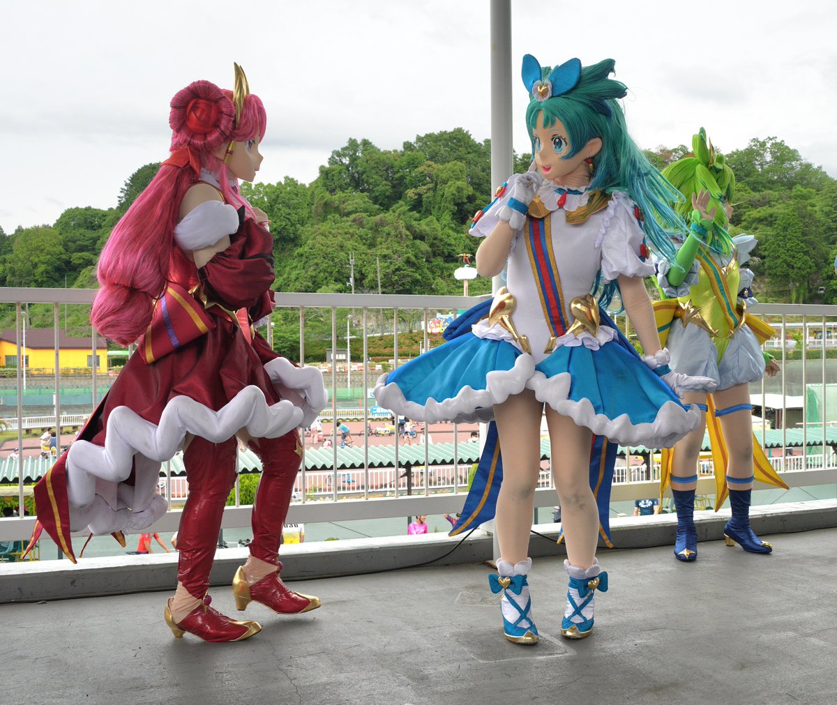 Log_elec's tweet photo. 2026/05/24 PM
撮影会
#プリオケ #関西サイクル #着ぐるみ https://t.co/7pMlm819BL