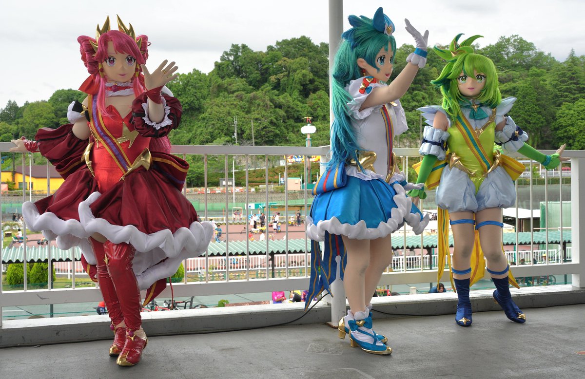 Log_elec's tweet photo. 2026/05/24 PM
撮影会
#プリオケ #関西サイクル #着ぐるみ https://t.co/7pMlm819BL