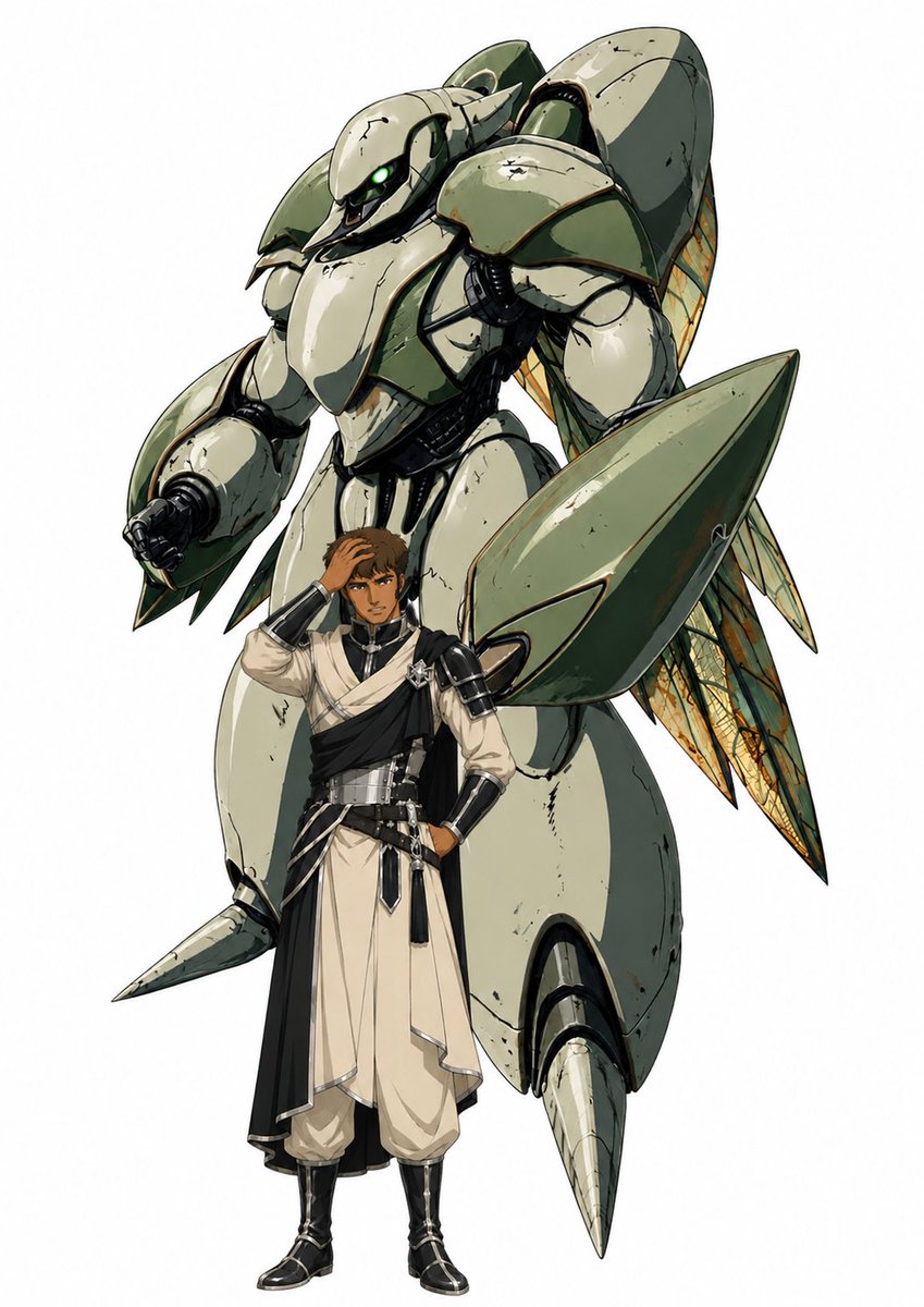 fpdbGLODQkd23Ax's tweet photo. #聖戦士ダンバイン
#ダンバインファンアート
#オリジナルオーラバトラーとキャラクター
「リィバイストン・ウェル戦史」
オーラバトラーヘラクレスⅢとロンガ•バウ王と
オーラバトラーハディラーと側近のボル•ルンダです
いわゆるバカ王子と出来すぎの側近コンビ
奇跡のオーラバトラーコンビです https://t.co/5Gb9nHC6yJ