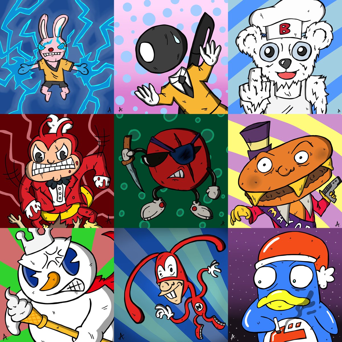 okcerk's tweet photo. Rogue Mascots - 2026 Series 

https://t.co/9PxrJ328h0 https://t.co/G9zJwJq0Kd