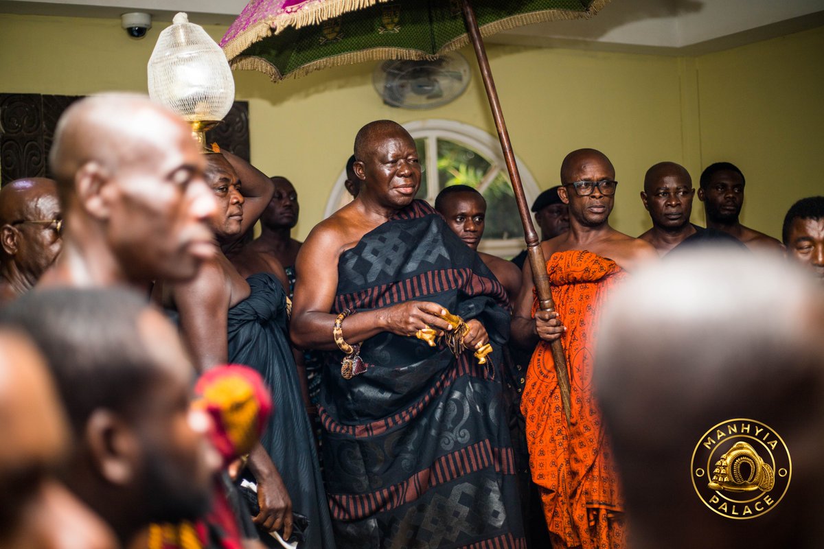ManhyiaPalace's tweet photo. On May 25, 2026, Nana Animah Antwi Konama II was officially recognized as the Denyasemanhemaa, bringing a long-standing succession dispute in Denyase to a close.

Denyasemanhene Nana Akosa Yiadom III presented her to Otumfuo Osei Tutu II, Asantehene.

#manhyiapalace https://t.co/93nFxMb2fe
