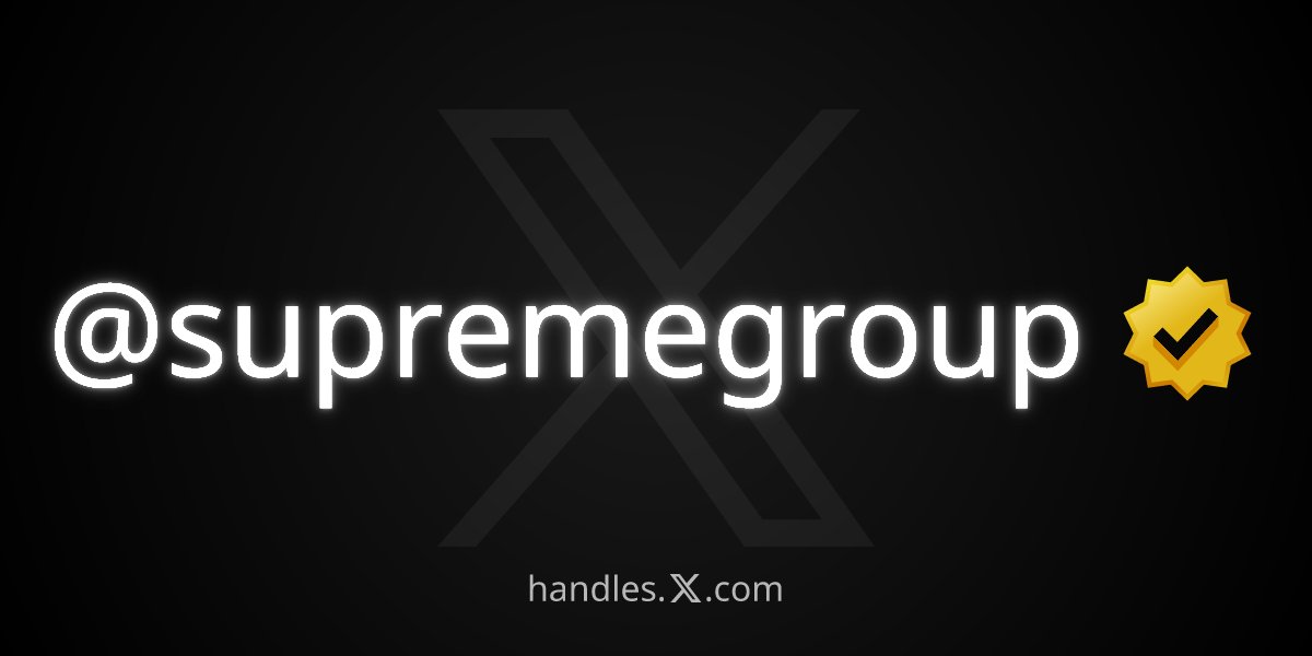 Supreme Group tweet media