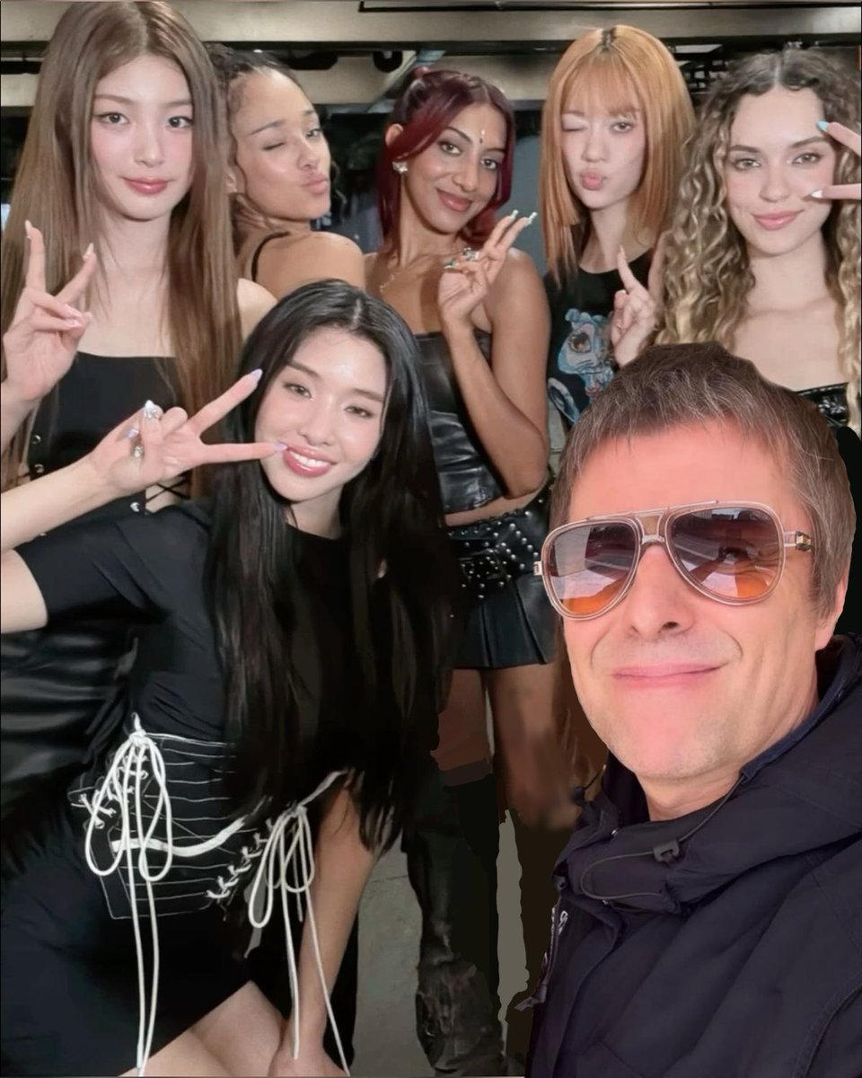 Vanillanellee's tweet photo. Liam Gallagher and Katseye Crossover Episode 🤔 https://t.co/3JACdb4g1g